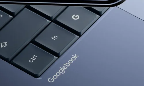 گوگل بوک / Googlebook از نمای نزدیک کیبورد